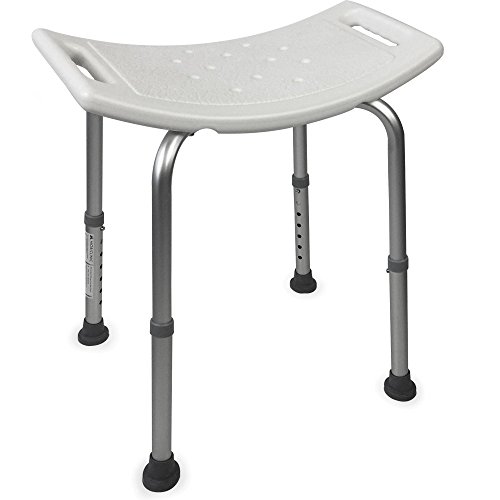 Mobiclinic®, Sgabello Doccia, Altezza Regolabile, Piedini Antiscivolo, Sgabello Doccia Per Anziani, Sedia Doccia Per Anziani, Sgabello Bagno, Modello