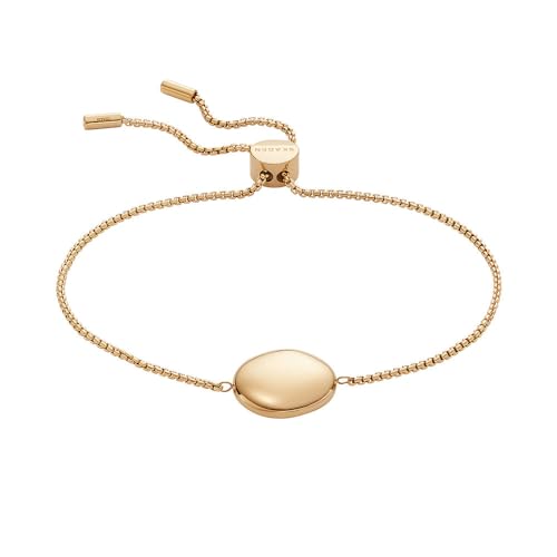 Skagen Bracciale Kariana Per Donna, Acciaio Inossidabile, L: 216 Mm, Oro Rosa