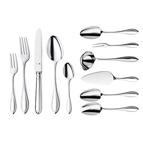 Wmf Besteck-Set 66-Teilig Für 12 Personen Premiere Cromargan Protect Edelstahl Poliert Extrem Kratzbeständig Mit Eingesetzter Messerklinge Posate Per 
