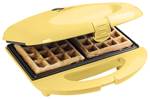 Bestron Waffle Maker, Piastra Per Waffle A Forma Di Belga, Macchina Per Waffle Con Antiaderente & Indicatoro Luminso, Collezione Sweet Dreams, 700 Wat