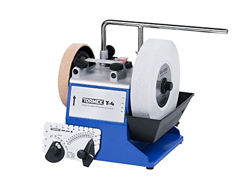 Tormek T-4 Sistema Di Rettifica Raffreddato Ad Acqua Originale Compatto Per Utensili Da Taglio, Versione De, Manuale Tedesco