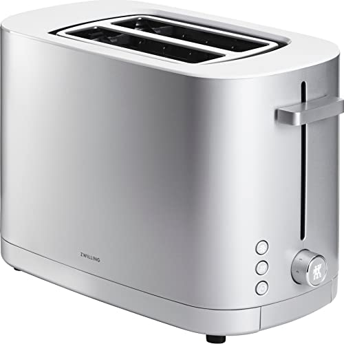 Zwilling Enfinigy Tostapane Con 3 Programmi Automatici, 7 Livelli Di Doratura, Funzione Di Spegnimento, 2 Fessure Corte Per 2 Fette, Argento
