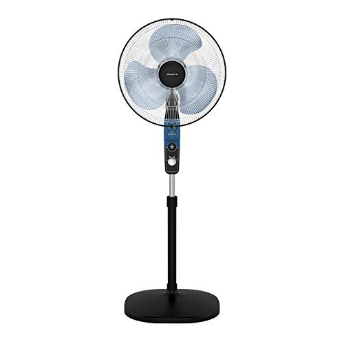Rowenta Vu4420 Essential+ Anti-Mosquito, Ventilatore A Piantana, 3 Velocità, Fino A 55 M3/Min A Velocità Massima, Funzione Anti-Zanzare Ergonomica, Co