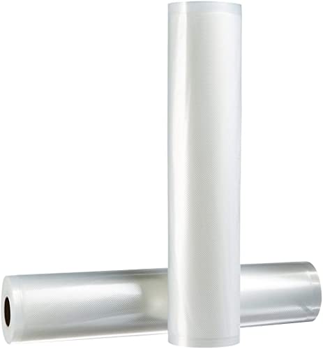 Amazon Basics - Rotoli Sottovuoto Per Alimenti, Riutilizzabili, 30 Cm X 600 Cm, 2 Unità