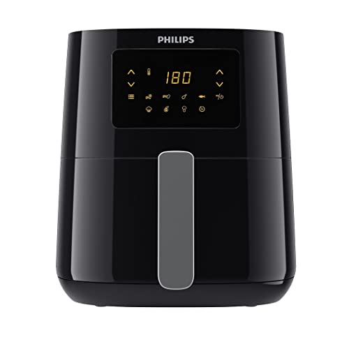 Philips Pae Hd 9252/70 Airfryer Black Friggitrice, 3600 W, 1 Liter, 44 Decibel, Alluminio, Multicolore