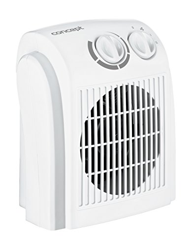 Concept Elettrodomestici Vt7010 Termoventilatore, 3 Funzioni, 1500 W, Plastic, Bianco