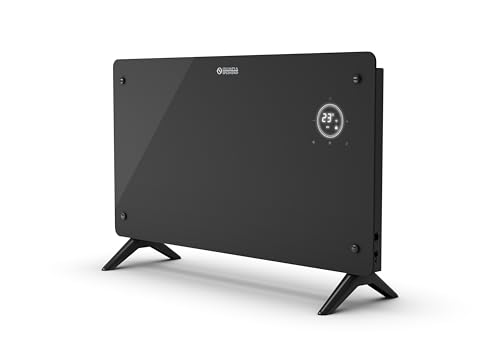 Olimpia Splendid 99238 Caleo Glass Wifi - Termoconvettore 2.000 W, Da Parete O Pavimento, Riscalda 60 M³