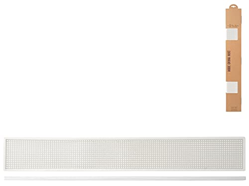 The Bars Cpc241030 Tappetino Bar, Gomma Bianca, 70X10 Cm, Made In Italy
