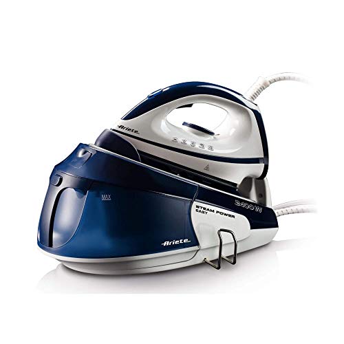 Ariete 5571, Steam Power Easy Ferro Da Stiro Istantaneo, Serbatoio Rimovibile E Ricaricabile 1,8L, Vapore Continuo Fino A 120 Gr/Min, Piastra In Ceram