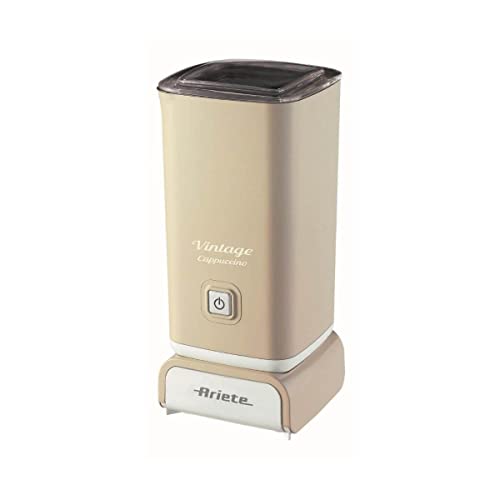 Ariete Cappuccinatore Vintage 2878, Montalatte Elettrico Stile Retrò Per Cappuccino E Cioccolata Calda, Montalatte Elettrico Cappuccino In 2 Minuti, C