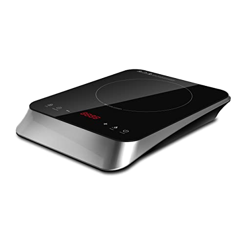 Ardes - Fornello Elettrico 1 Piastra A Induzione Potenza 2000 Watt Con Display Touch Screen Digitale Temperatura Fino A 240° Piastra Portatile Modello