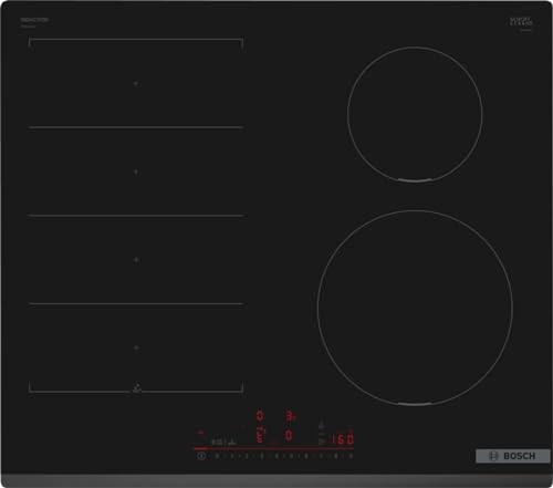 Bosch Pix631Hc1E Serie 6, Piano Cottura A Induzione, Flexinduction: Più Flessibilità, Directselect, Perfectfry Plus, Home Connect, Senza Cornice, Nero