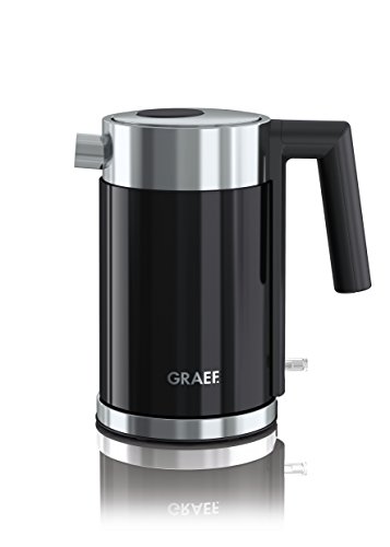 Graef Wk 402 Bollitore Elettrico In Acciaio Inox, Nero E Argento