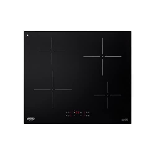 De Longhi Pin 62 - Piano Cottura Ad Induzione N° 4 Fuochi Nero