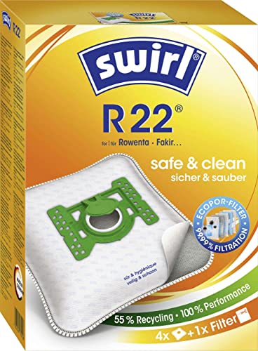 Swirl R 22(F 89) Airspace Sacchetti Filtro Per Aspirapolvere