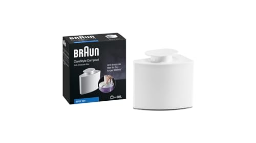 Braun Brsf001 Cartuccia Anticalcare Per Ferro Da Stiro A Caldaia Braun Serie Carestyle Compact, Indicazione Luminosa Per La Sostituzione Facile E Intu