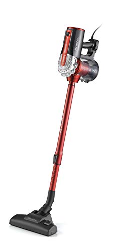 Ariete 2761 Handy Force Scopa Elettrica Con Filo 2 In 1 Aspirapolvere E Aspira Briciole, Filtro Hepa, Tecnologia Ciclonica, Senza Sacco, Spazzola Trad