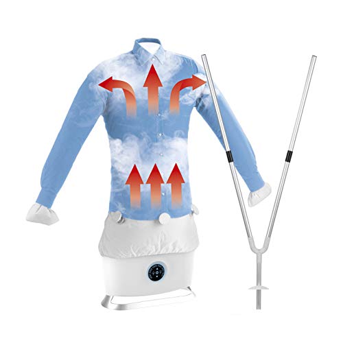 Cleanmaxx Ferro Da Stiro Automatico Per Camicie Con Funzione Vapore - Attacco Per Pantaloni Incluso | Asciuga E Liscia Camicie E Camicette E Sostituis