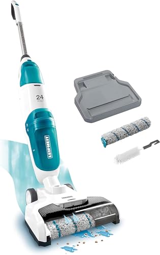Leifheit Lavasciuga Regulus Aqua Powervac 24 V, Lavasciuga Pavimenti Wireless A Batteria, Lava Asciuga Pavimenti Con Sistema Intelligente Tank Control
