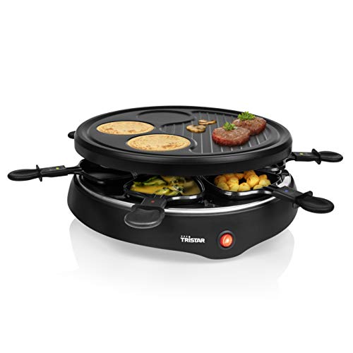 Tristar Raclette A Zone Ra-2998 6 Persone, Nero