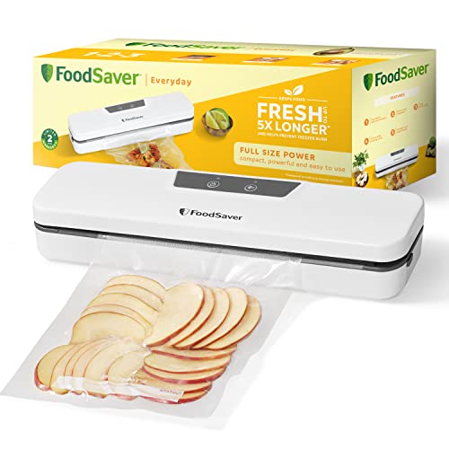 Foodsaver Sigillatrice Sottovuoto Per Uso Quotidiano, Mantiene Il Cibo Fresco Fino A 5 Volte Più A Lungo, Design Compatto Per Una Conservazione Effici