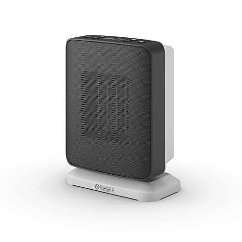 Olimpia Splendid 99268 Caldo Trendy - Termoventilatore Ceramico 1800 W, 220-240 V, Bianco E Nero