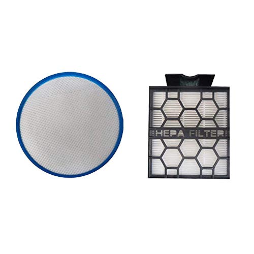 Polti - Mod. Paeu0295 – Set Di 2 Filtri, Compatibili Con Gli Aspirapolvere Polti Della Serie Unico, Colore: Nero/Grigio