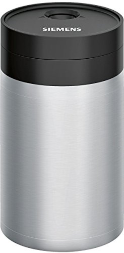 Contenitore Per Latte Isolato Siemens Tz80009N, Coperchio Freshlock, Poco Ingombrante, 0,5 L, Acciaio Inossidabile