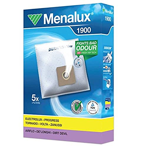 Menalux 900196127 1900 Sacchetti Per Traini Daewoo/De Longhi /Dirt Devil /Aeg
