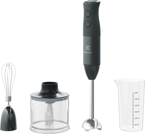 Electrolux E4Hb1-6Gg Frullatore A Immersione Con Tecnologia Truflow, 600 W, Plastica, Nero