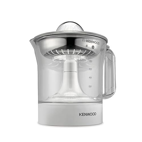Kenwood Je290A Spremiagrumi Elettrico, Rotazione A Destra E Sinistra, Base Antiscivolo, Vano Portacavo, Capacità Caraffa 1L Con Misuratore Graduato, P