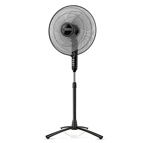 Taurus Bergen 16C Ventilatore A Piantana, 45 W, Plastic, Nero