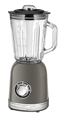 Proficook Pc-Um 1195 - Frullatore Universale, Potente 800 Watt, Motore Professionale Longlife, Funzione Ice Crush E Turbo, Contenitore In Vetro Massic