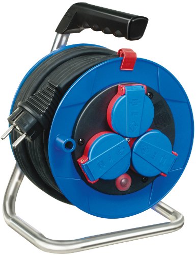 Brennenstuhl 15M H05Rr-F 3G1,5 3Ac Outletto/E 15M Nero, Blu, Rosso Prolunghe E Multiple - Multiprese (15 M, 3 Presa(E) Ac, Ip44, Nero, Blu, Rosso, Ner