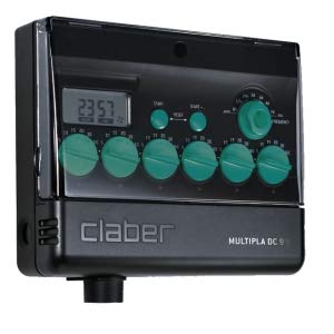 Claber 8060 Multipla® Dc 9 V Con Display Lcd, Programmatore Elettronico A 6