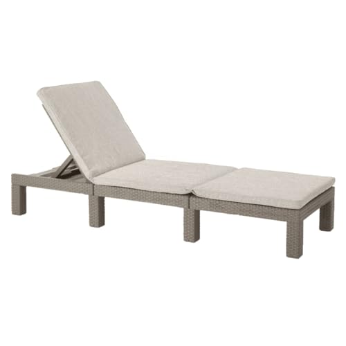 Keter Daytona Deluxe Lettino Prendisole, Cappuccino