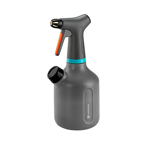 Gardena Spruzzatore 1L: Spruzzatore Per Interni Con Funzione 360°, Ugello In Ottone, Grande Apertura, Design Traslucido, Misurino Integrato, Con Indic