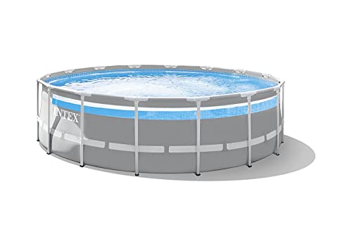 Intex 4.27M X 1.07M Prism Frame Clearview Premium Pool Set, Set-Up Size: 4.27M X 1.07M (26722Np)