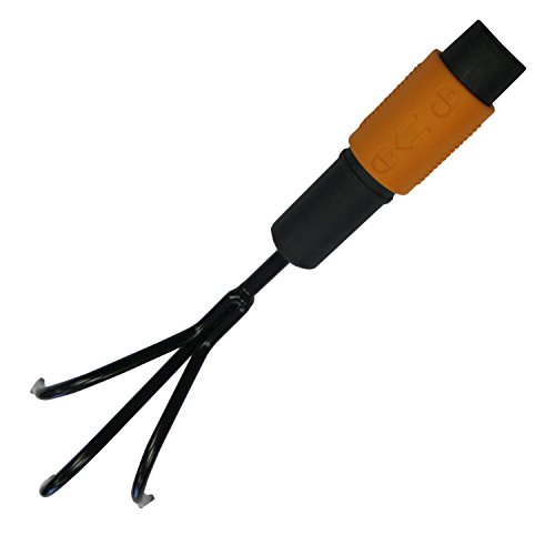 Fiskars Coltivatore, Piccolo Rastrello, Testa Di Attrezzo, Larghezza: 5,5 Cm, Nero/Arancione, Quikfit, 1000683