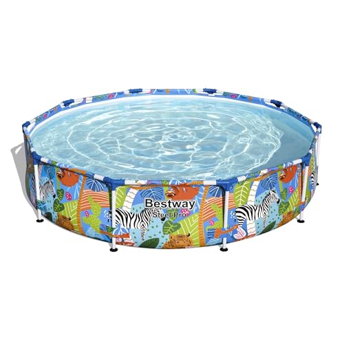 Bestway 56985 Piscina Fuori Terra Steel Pro Rotonda Da 305X66 Cm