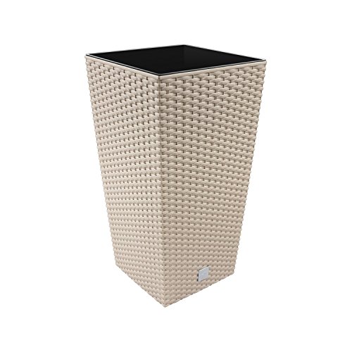 Pentola Rato 26,6 Litri Con Inserto 26,5 X 26,5 X 50 Cm In Colore Mocca