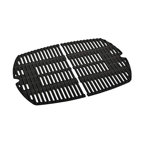 Onlyfire Ghisa Griglia Per Weber Weber Q2000, Q2200, Q2400 Grill A Gas, Bbq Grid Grill Ricambi Barbecue Gas Ghisa Accessori Per Weber 7645 Griglia,Set