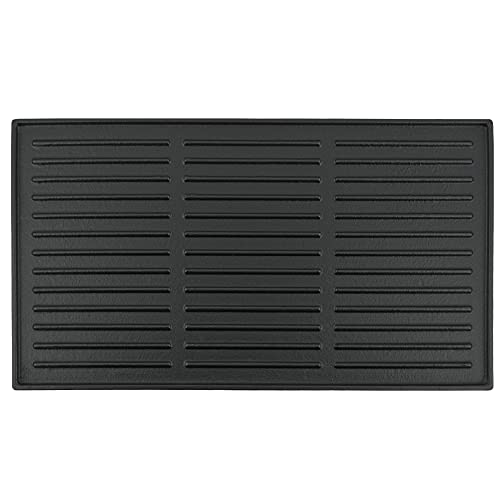 Bbq-Toro Piastra Griglia In Ghisa 44 X 24,5 Cm | Piastra Reversibile, Smaltata | Può Essere Utilizzata Su Entrambi I Lati | Adatta Per Bbq, Griglia A