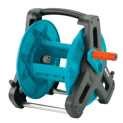 Gardena 8007-20 - Portatubo 50 Classic Per Un Massimo Di 50 M Di Tubo Ø Int. 13 Mm (1/2) O 30 M Di Tubo Ø Int. 19 Mm (3/4), Standard, 50 M