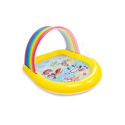 Intex 57156 Piscina Gonfiabile Baby Arcobaleno, 147 X 130 X 86 Cm