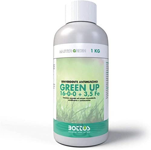 Bottos Green Up Da Lt 1 Rinverdente Acidificante Antimuschio Per Tappeti Erbosi