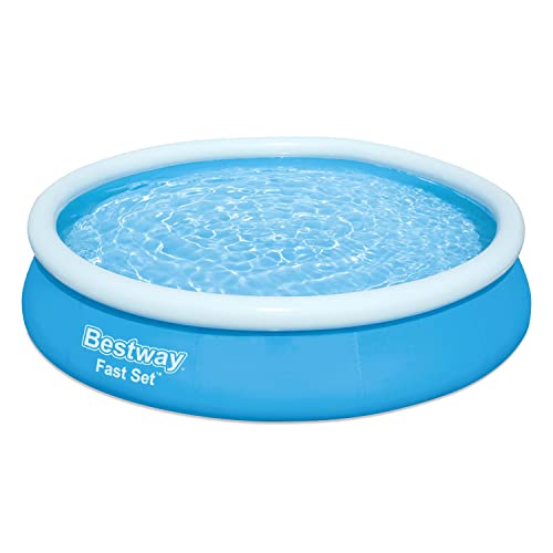 Bestway 57376-4 Set Piscina Gonfiabile Fast Set Forma Rotonda Da 396X84 Cm