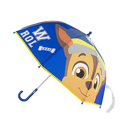 Cerdá Life'S Little Moments - Paraguas Niño De Paw Patrol - Apertura Manual Con Mecanismo Antiviento Y Proteccion En Las Varillas Para Mayor Seguridad