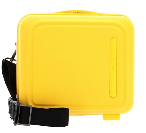 Mandarina Duck Logoduck + Beauty Case, Giallo (Duck Yellow), 28.5X26.5X16.5(Lxhxw)