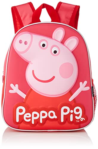 Peppa Pig Mochila Infantil 3D, Talla Única
